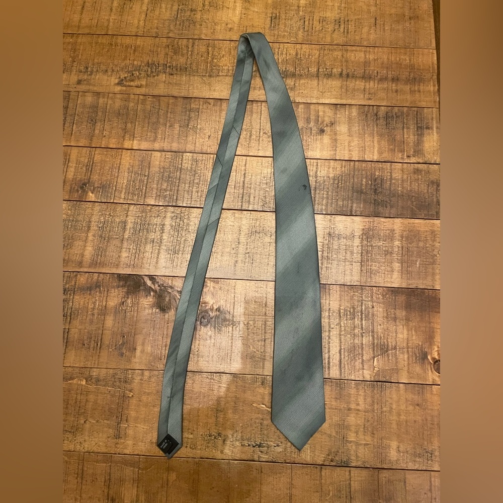 Sage green neck tie